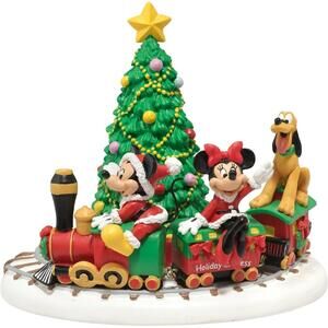 Department 56 Disney Village Miniature Display Piece Mickey's Holiday Express